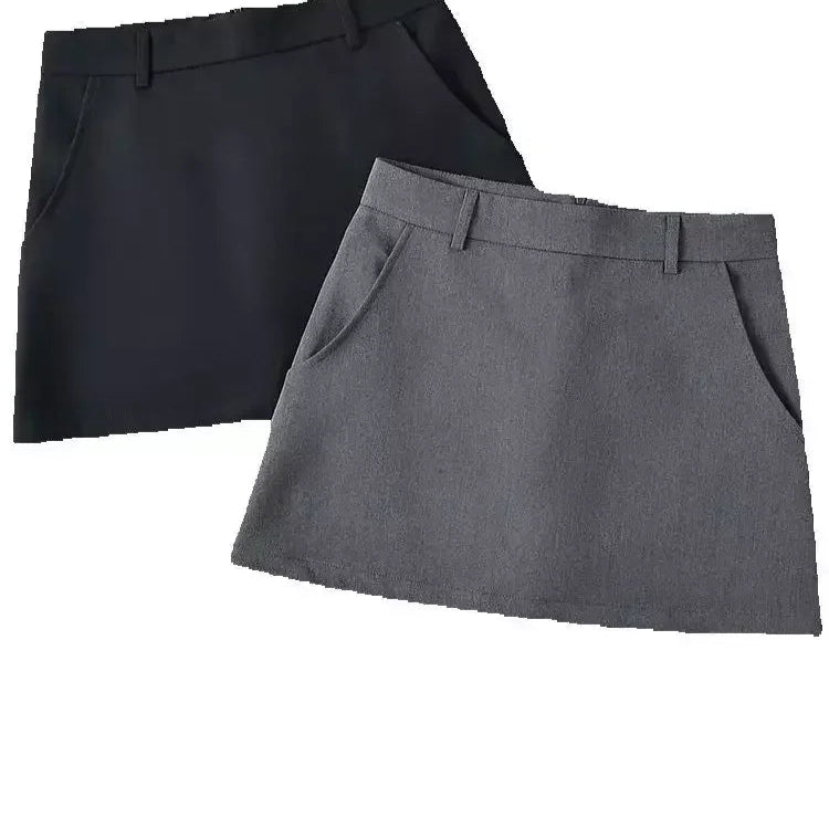 ChicLine A-Line Mini Skirt