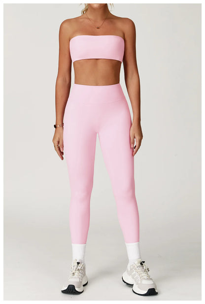 FlexMuse Elevate Set – High Waist Leggings & Sculpt Sports Bra