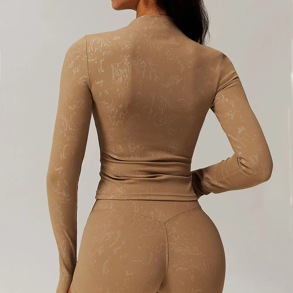 Printed Performance Yoga Top