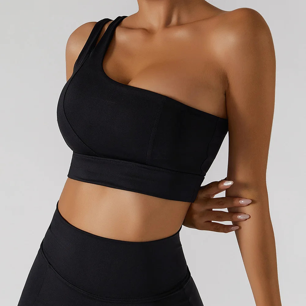 One-Shoulder Sports Bra