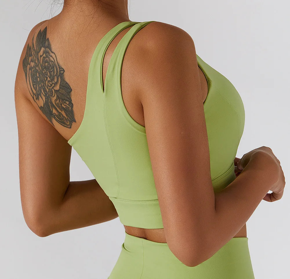 One-Shoulder Sports Bra