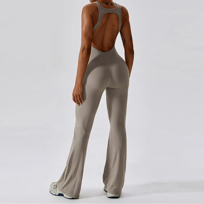 Sexy V-Back Sculpt Jumpsuit