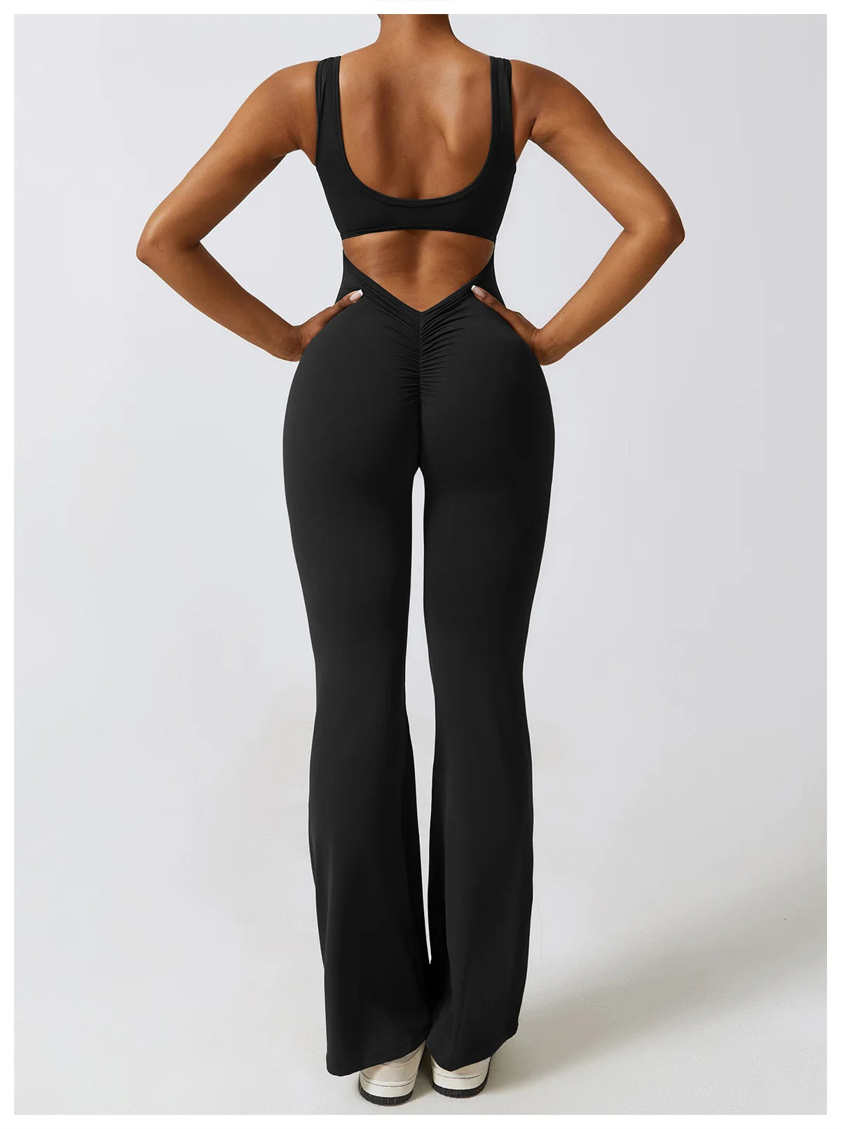 Sexy V-Back Sculpt Jumpsuit