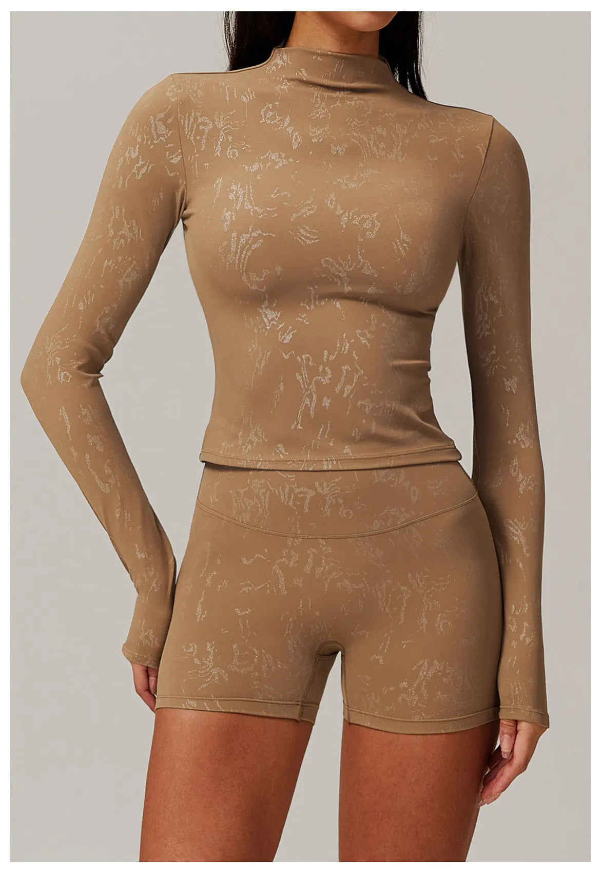 Printed Performance Yoga Top