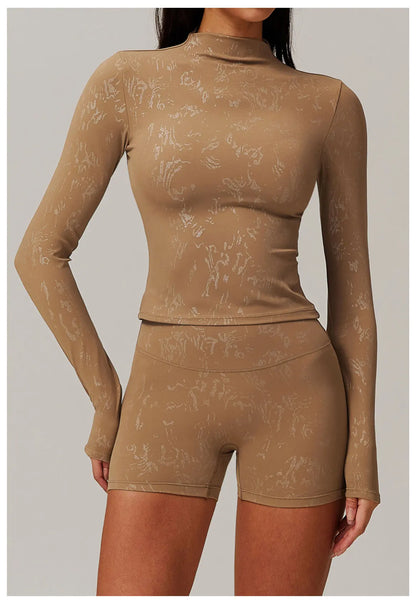 Printed Performance Yoga Top