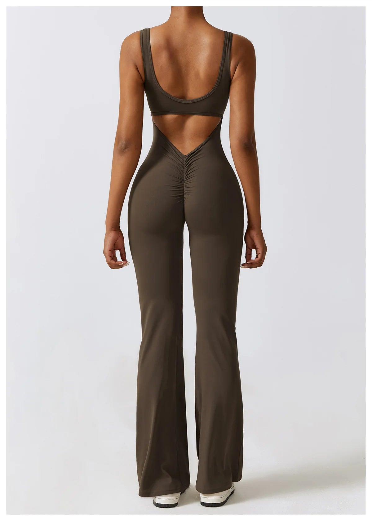 Sexy V-Back Sculpt Jumpsuit