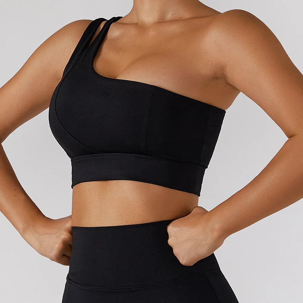 One-Shoulder Sports Bra
