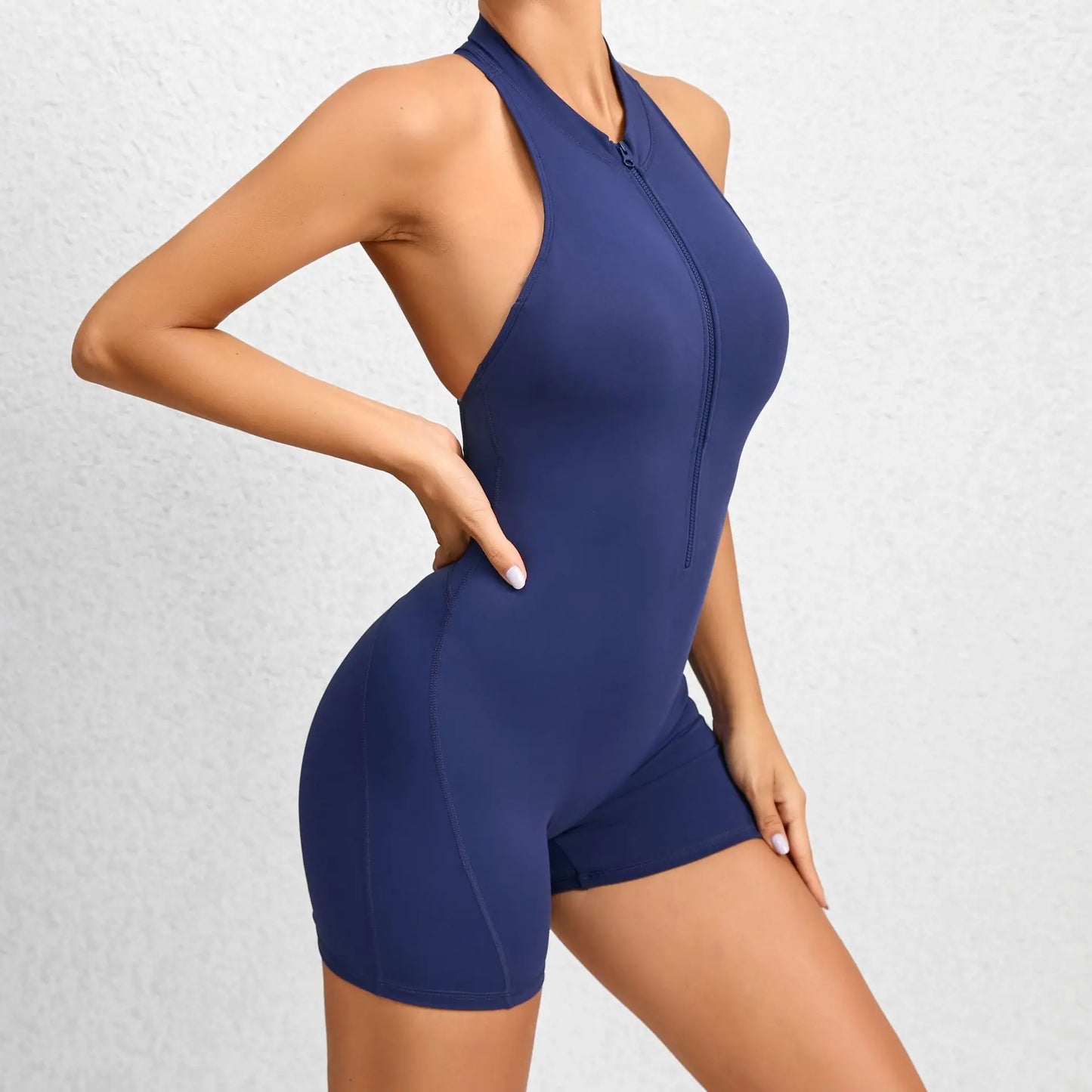 FlexMuse SculptFit Sleeveless Jumpsuit