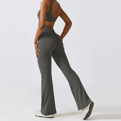 Sexy V-Back Sculpt Jumpsuit