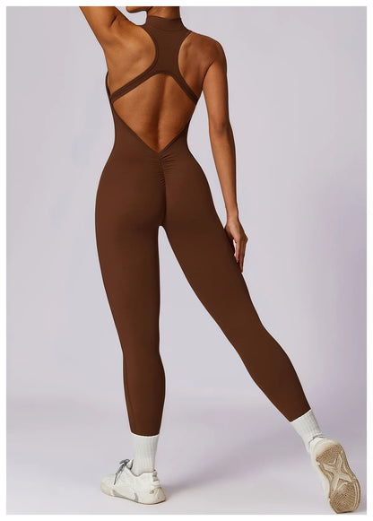 FlexMuse V-Back Contour Jumpsuit
