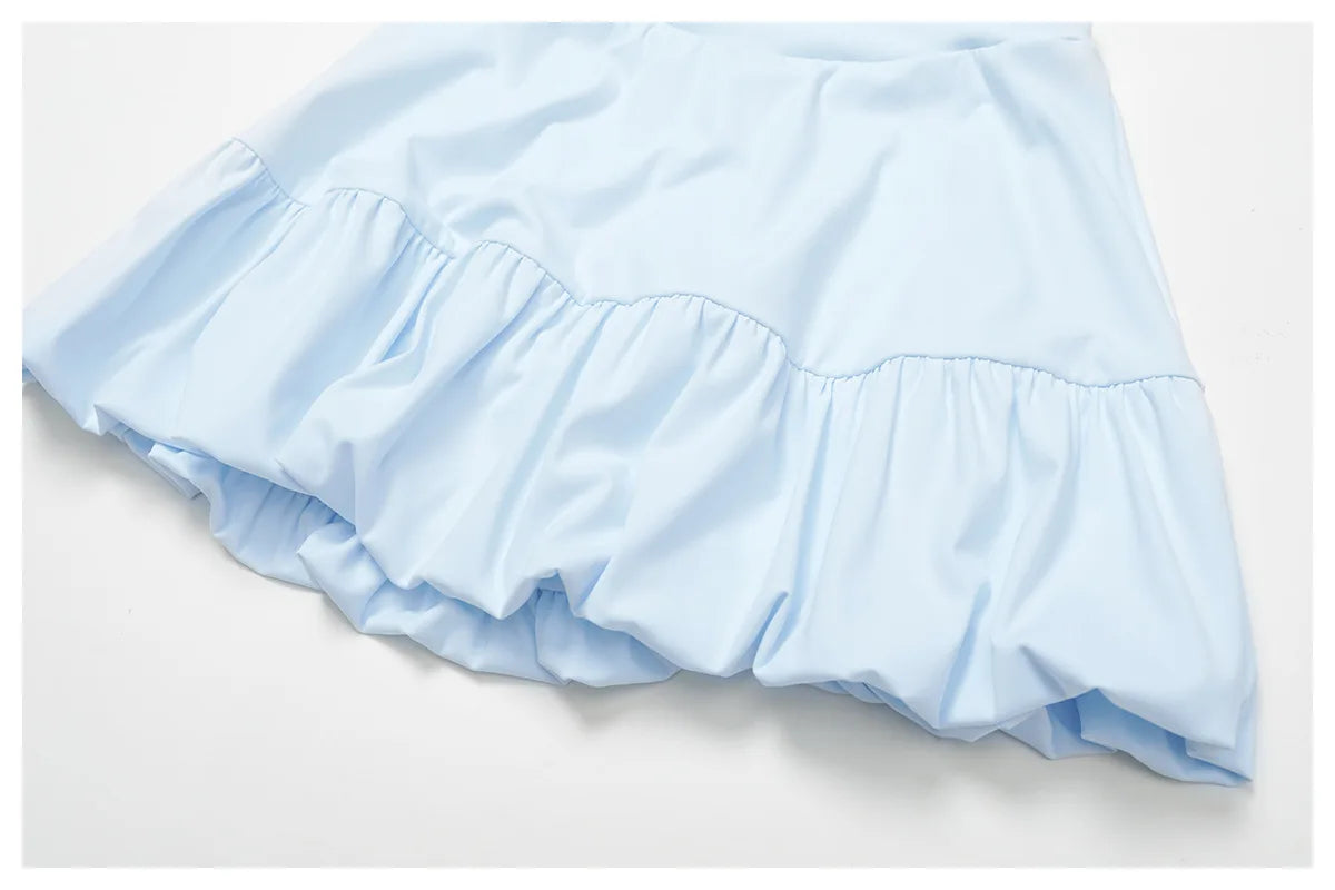 FlexMuse FitSkirt Set – 2-Piece Sports Bra & High Waist Skirt Workout Se