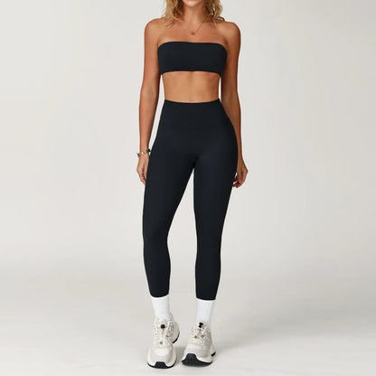 FlexMuse Elevate Set – High Waist Leggings & Sculpt Sports Bra