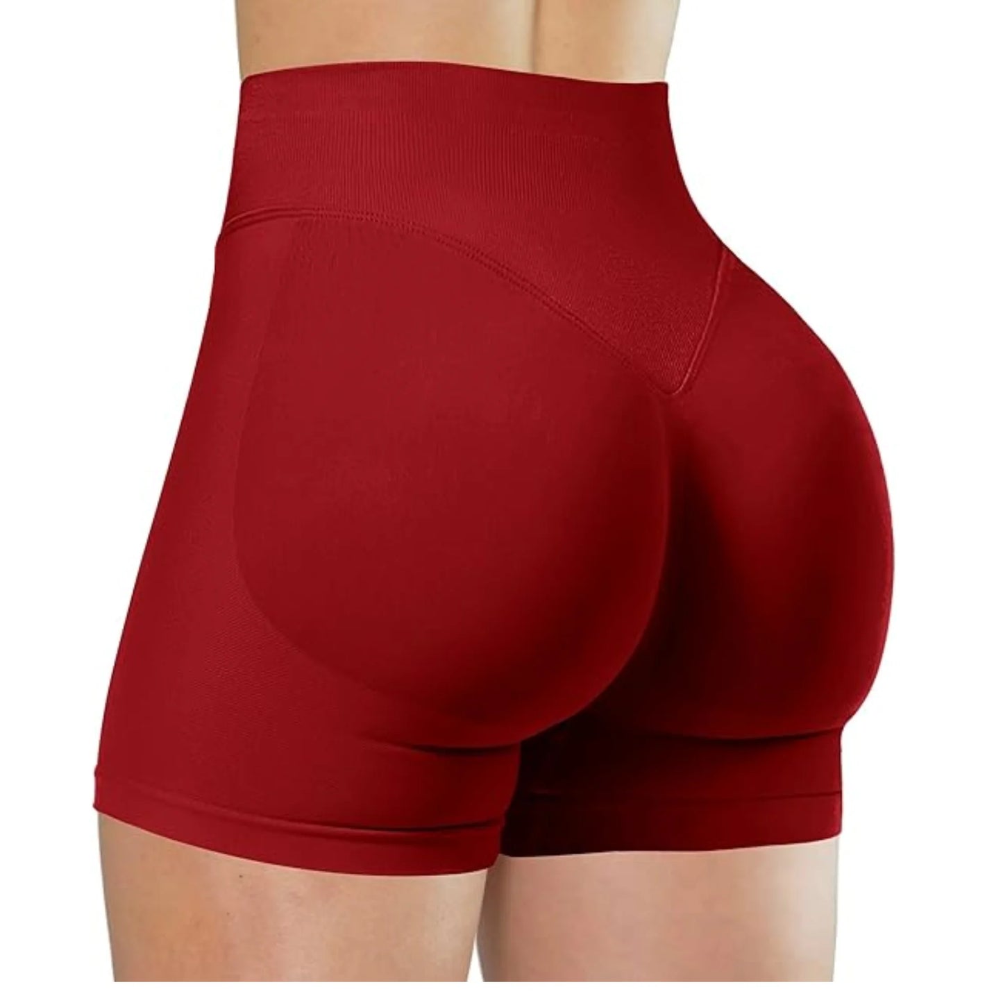 FlexMuse SculptFit High-Waist Yoga Shorts