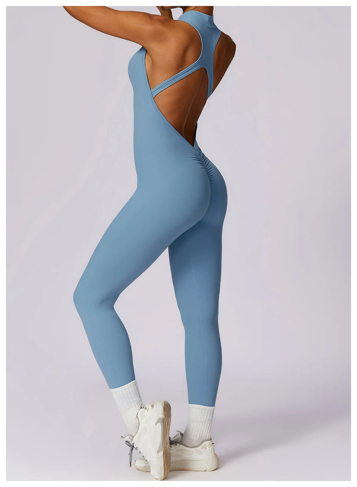 FlexMuse V-Back Contour Jumpsuit