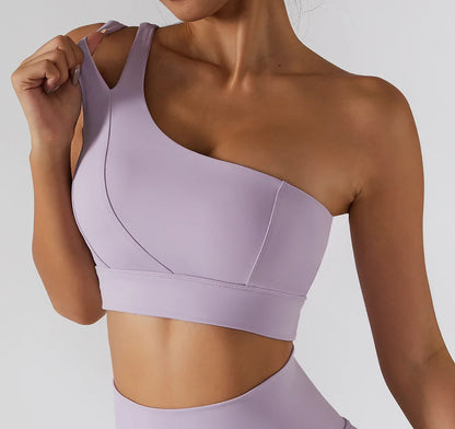 One-Shoulder Sports Bra