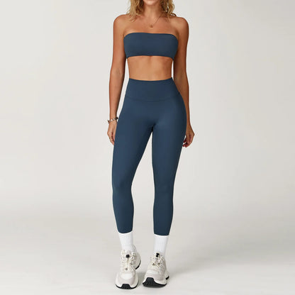 FlexMuse Elevate Set – High Waist Leggings & Sculpt Sports Bra