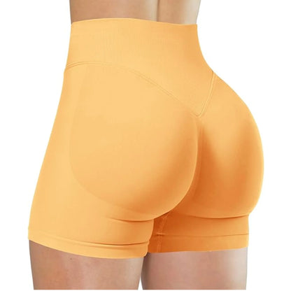 FlexMuse SculptFit High-Waist Yoga Shorts