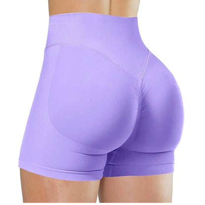 FlexMuse SculptFit High-Waist Yoga Shorts