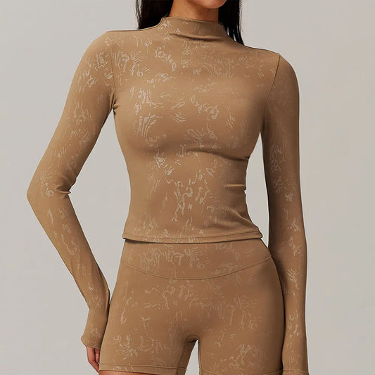 Printed Performance Yoga Top