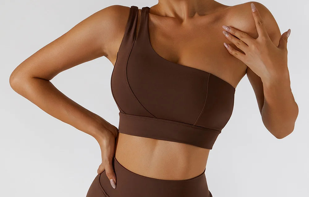 One-Shoulder Sports Bra