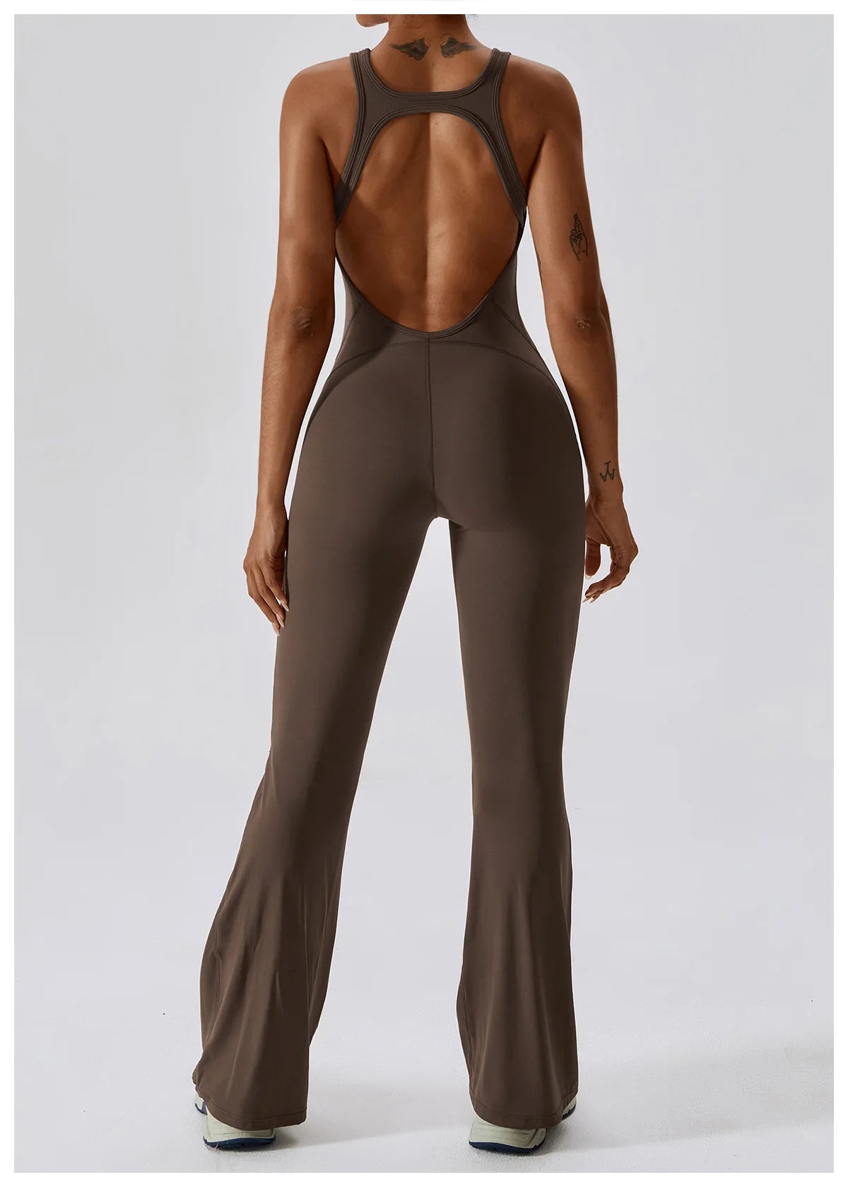Sexy V-Back Sculpt Jumpsuit