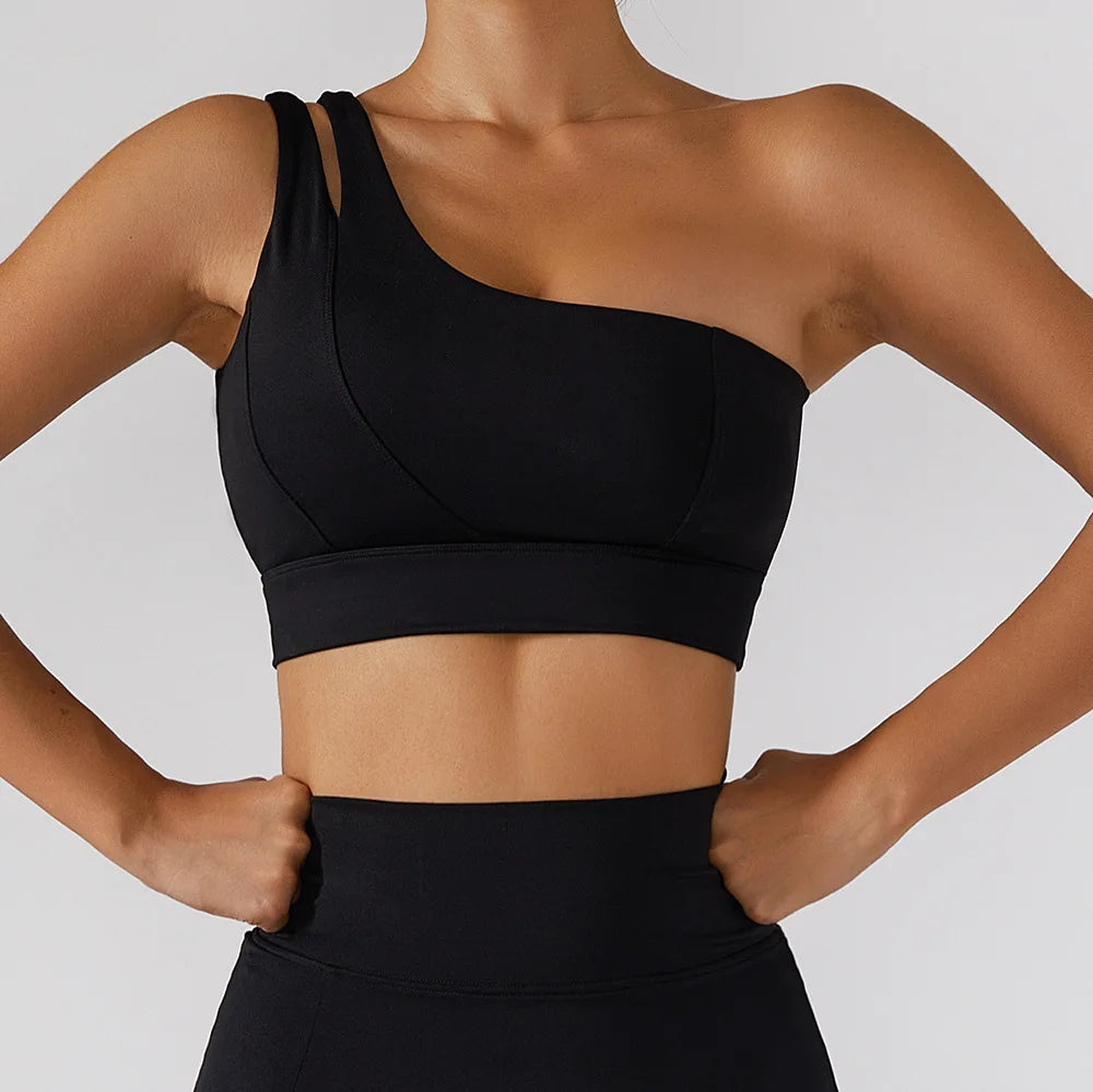 One-Shoulder Sports Bra