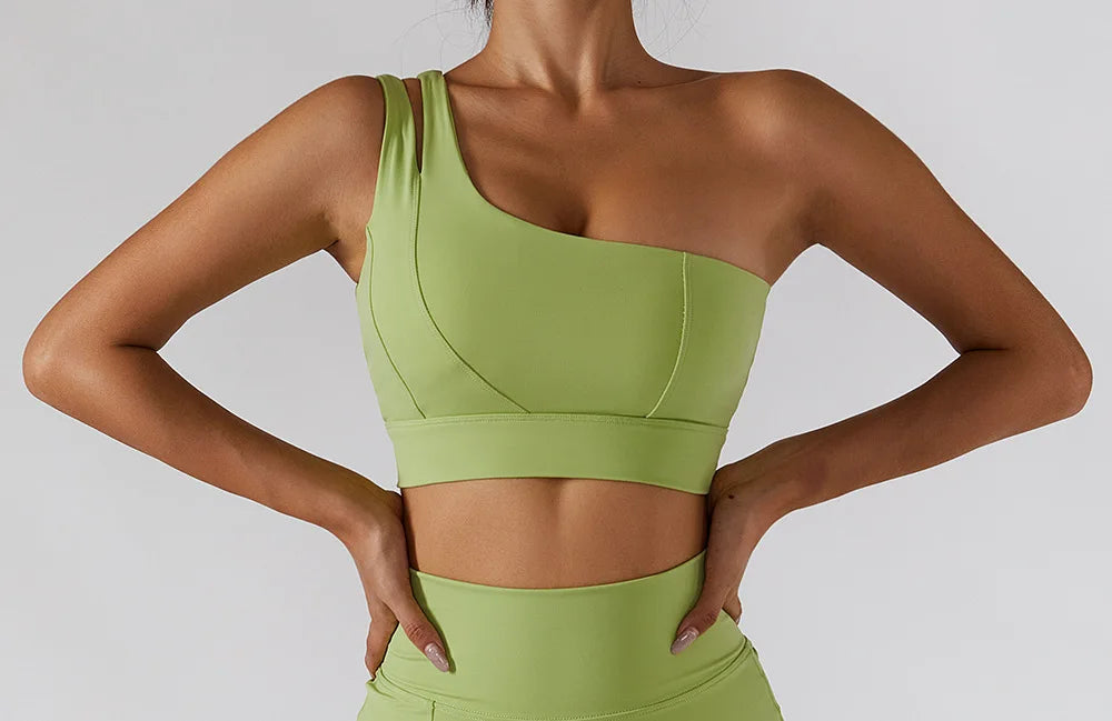 One-Shoulder Sports Bra