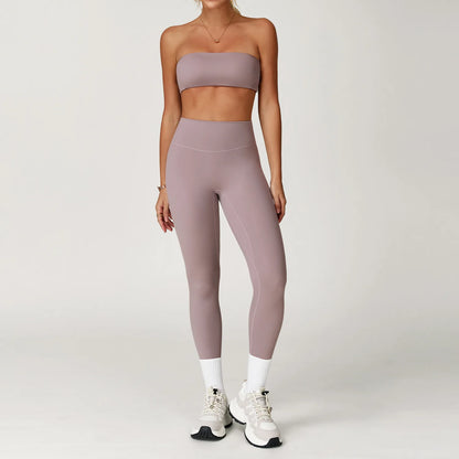 FlexMuse Elevate Set – High Waist Leggings & Sculpt Sports Bra