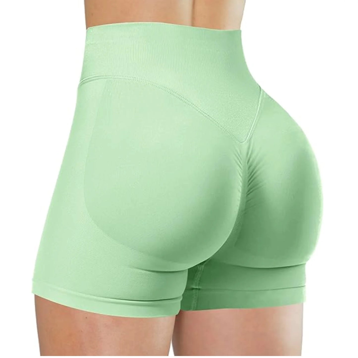 FlexMuse SculptFit High-Waist Yoga Shorts
