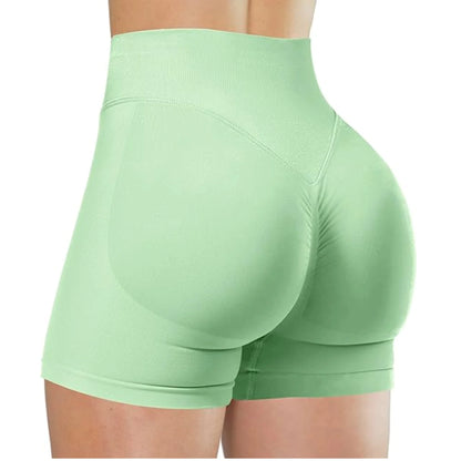 FlexMuse SculptFit High-Waist Yoga Shorts