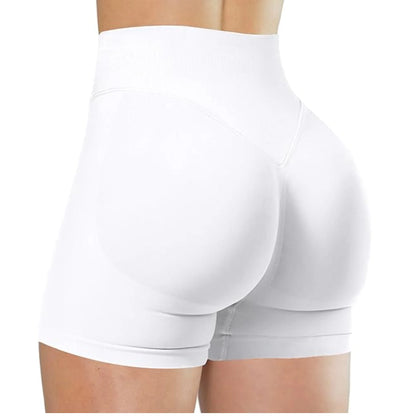 FlexMuse SculptFit High-Waist Yoga Shorts