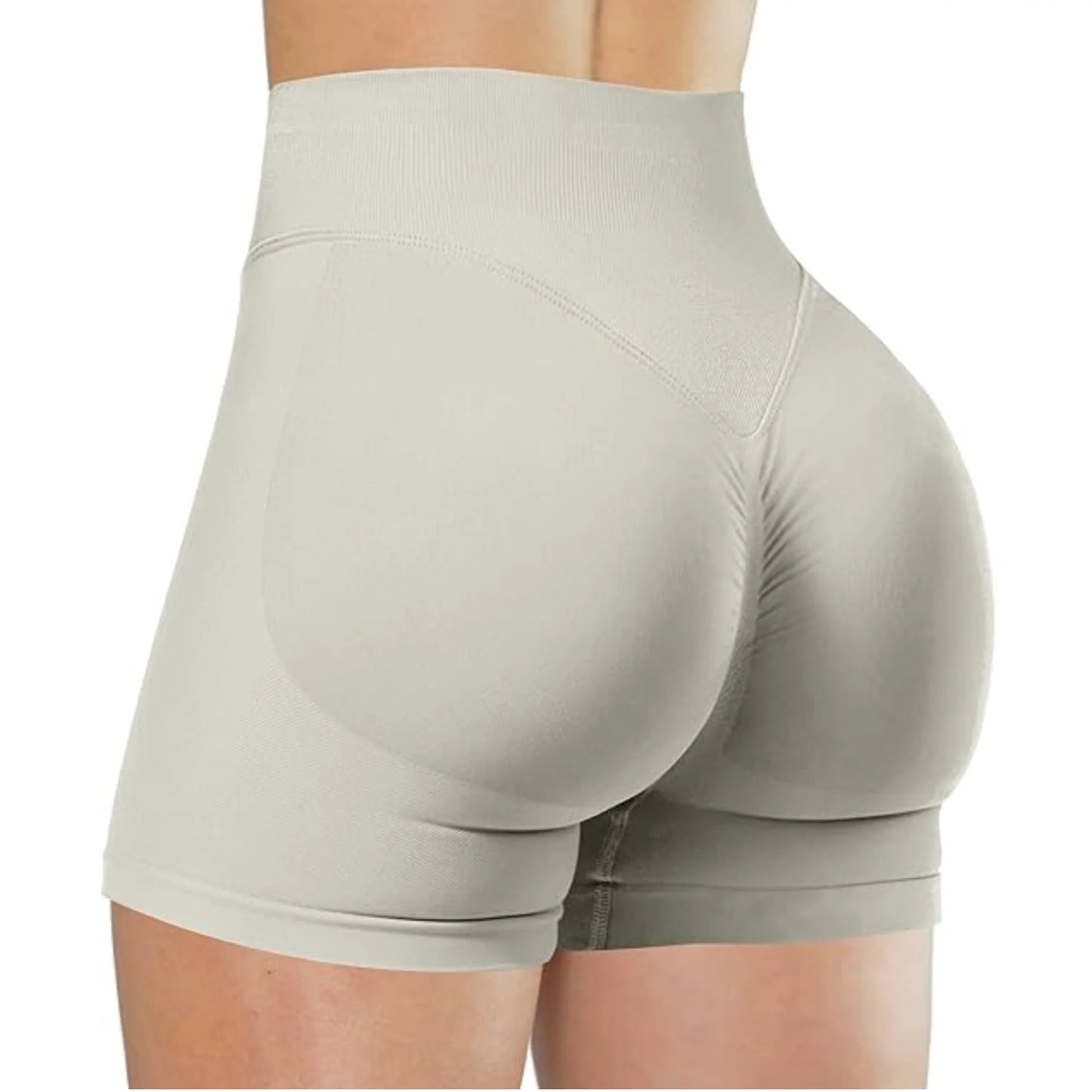 FlexMuse SculptFit High-Waist Yoga Shorts