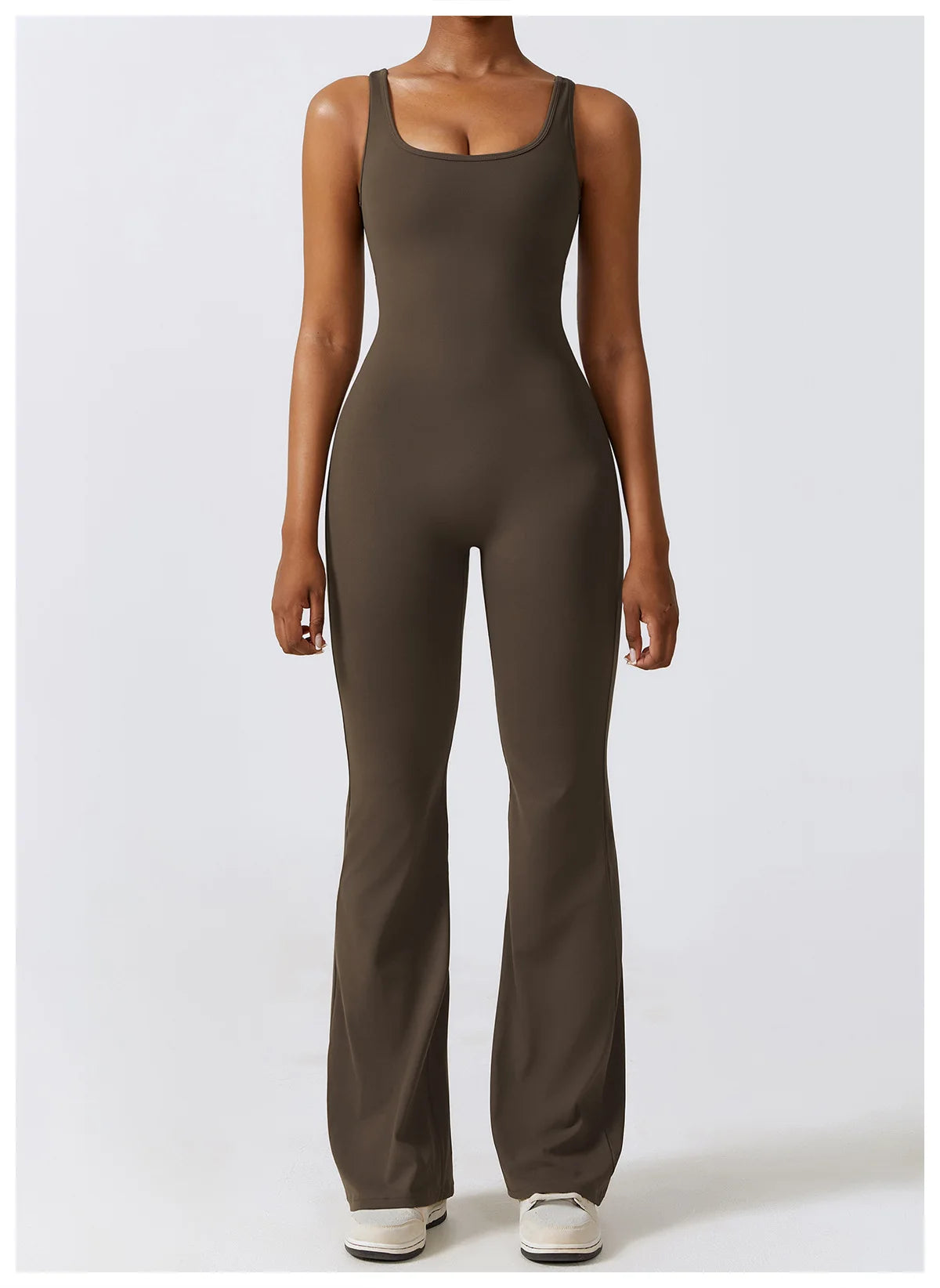 Sexy V-Back Sculpt Jumpsuit