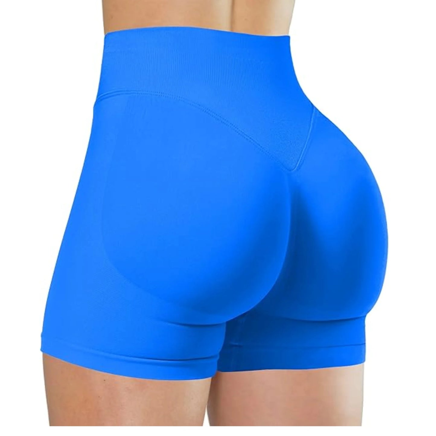 FlexMuse SculptFit High-Waist Yoga Shorts