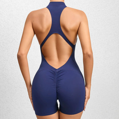 FlexMuse SculptFit Sleeveless Jumpsuit