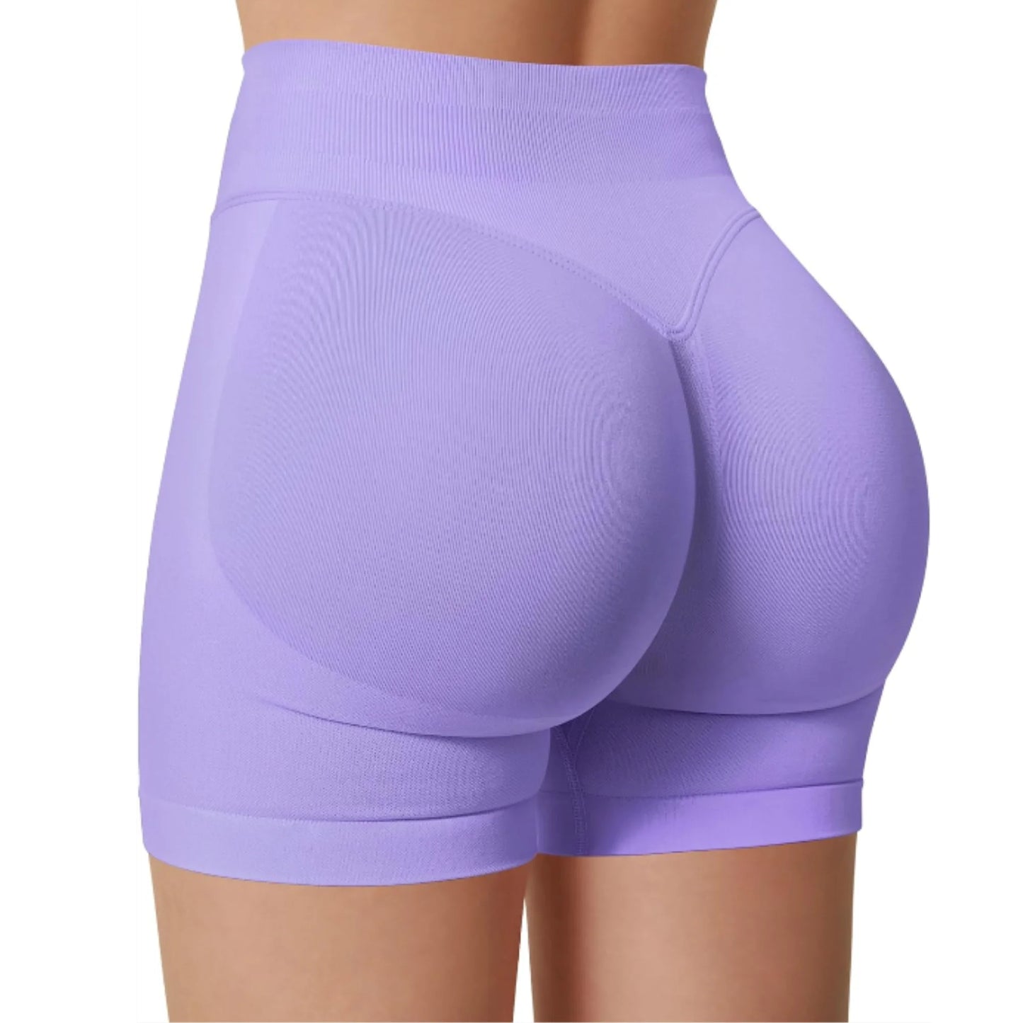 FlexMuse SculptFit High-Waist Yoga Shorts