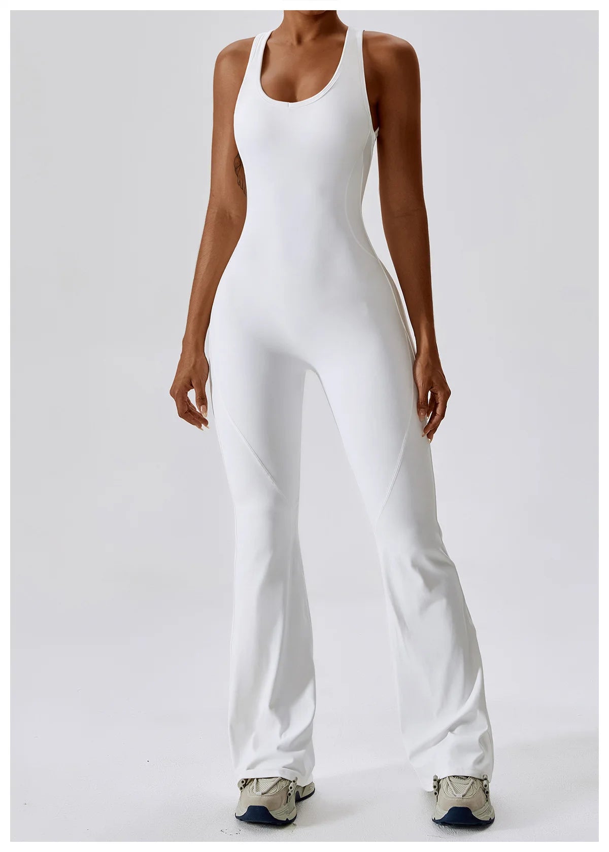 Sexy V-Back Sculpt Jumpsuit