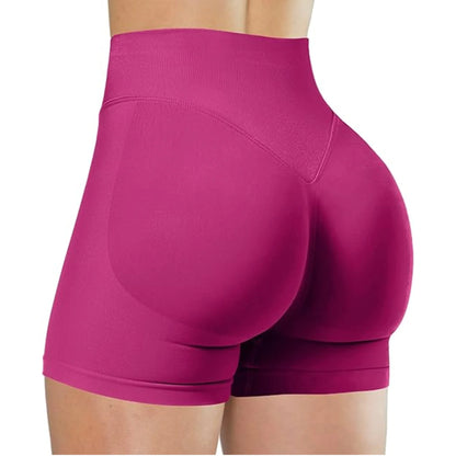 FlexMuse SculptFit High-Waist Yoga Shorts