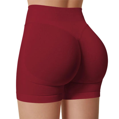 FlexMuse SculptFit High-Waist Yoga Shorts
