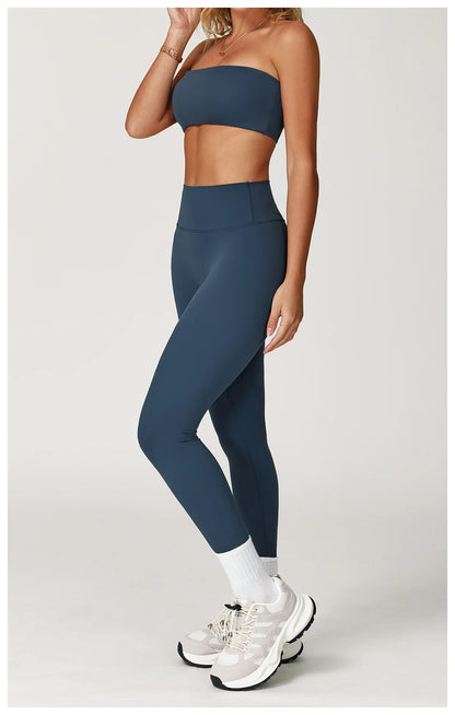 FlexMuse Elevate Set – High Waist Leggings & Sculpt Sports Bra