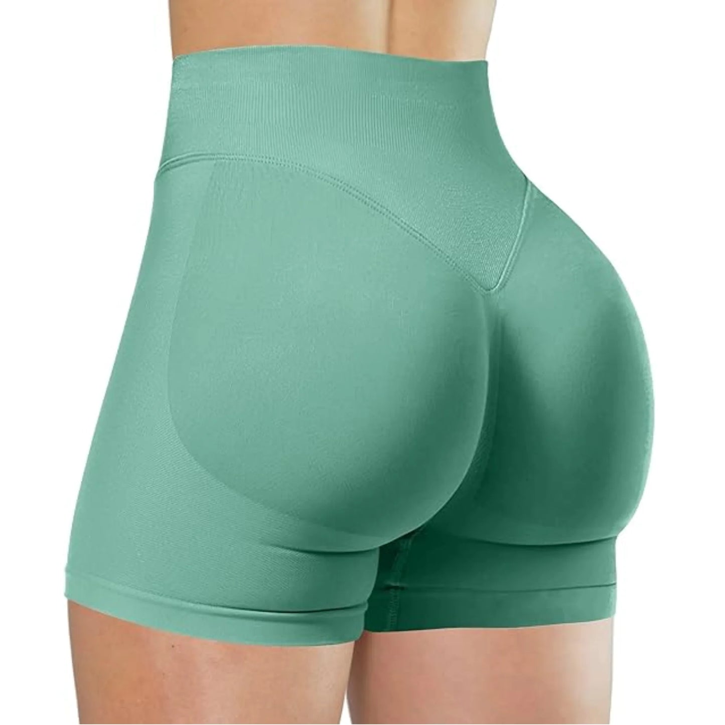 FlexMuse SculptFit High-Waist Yoga Shorts