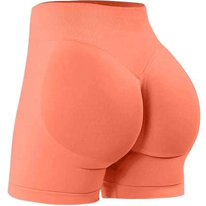 FlexMuse SculptFit High-Waist Yoga Shorts
