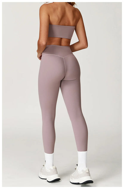 FlexMuse Elevate Set – High Waist Leggings & Sculpt Sports Bra