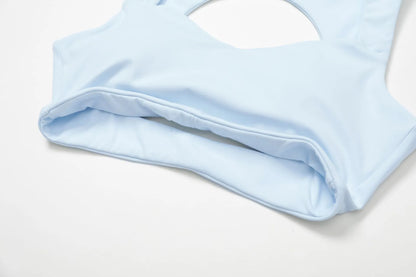 FlexLift Double Strap Sports Bra – Anti-Sweat, Push-Up Fit