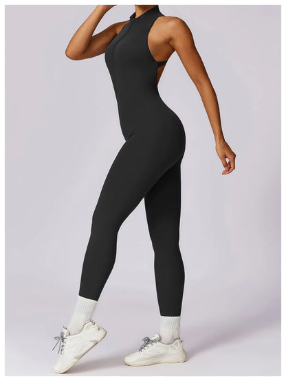 FlexMuse V-Back Contour Jumpsuit