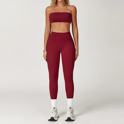 FlexMuse Elevate Set – High Waist Leggings & Sculpt Sports Bra