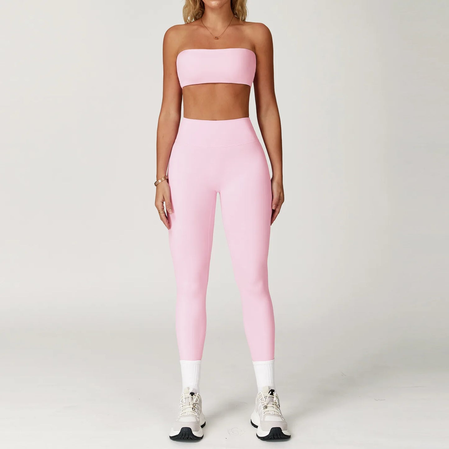 FlexMuse Elevate Set – High Waist Leggings & Sculpt Sports Bra