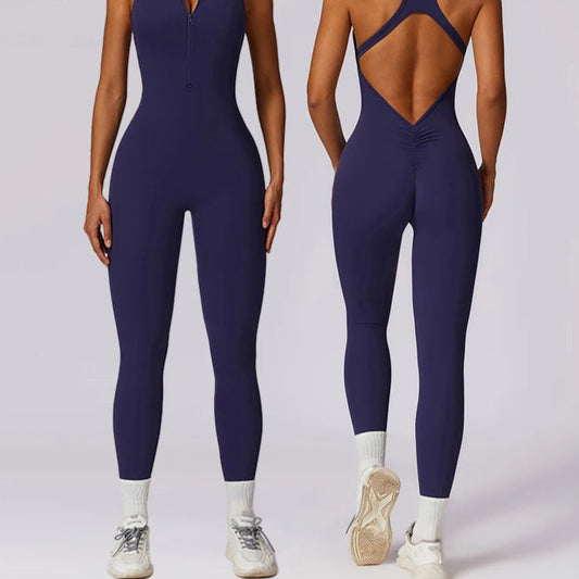 FlexMuse V-Back Contour Jumpsuit