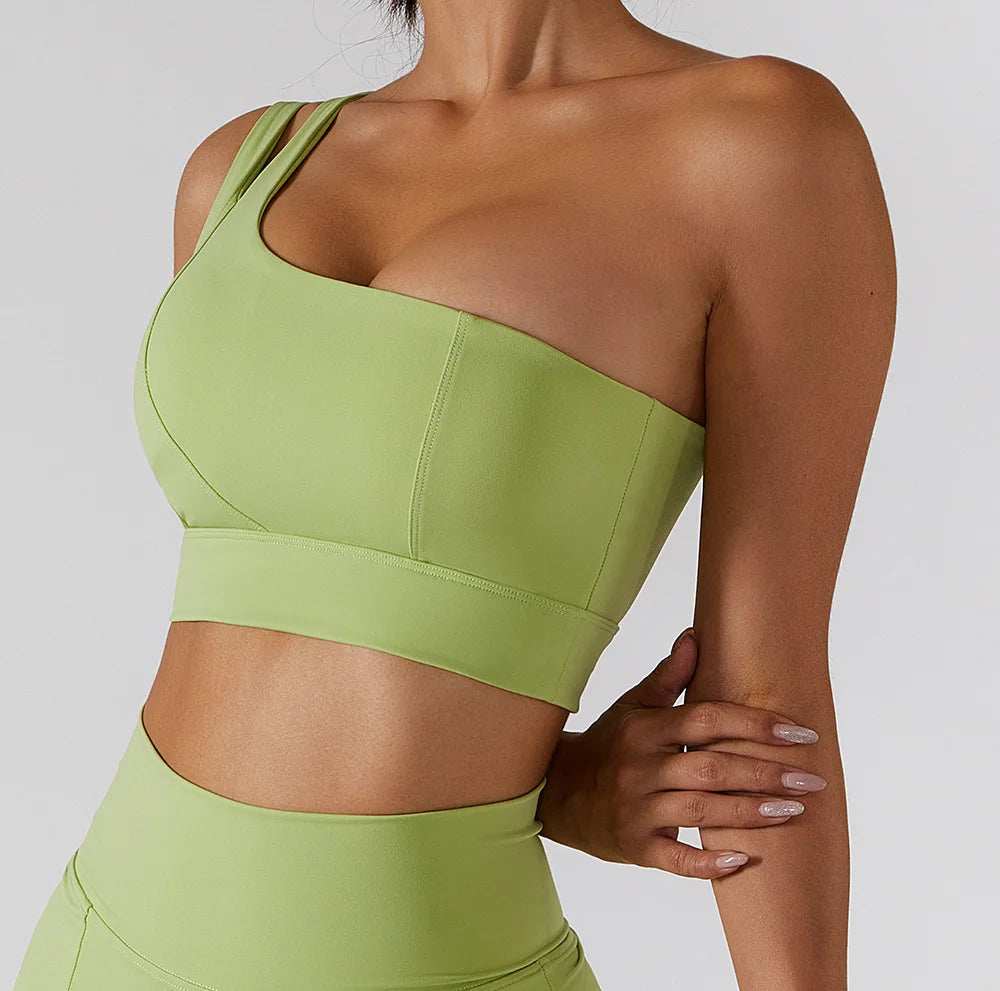 One-Shoulder Sports Bra