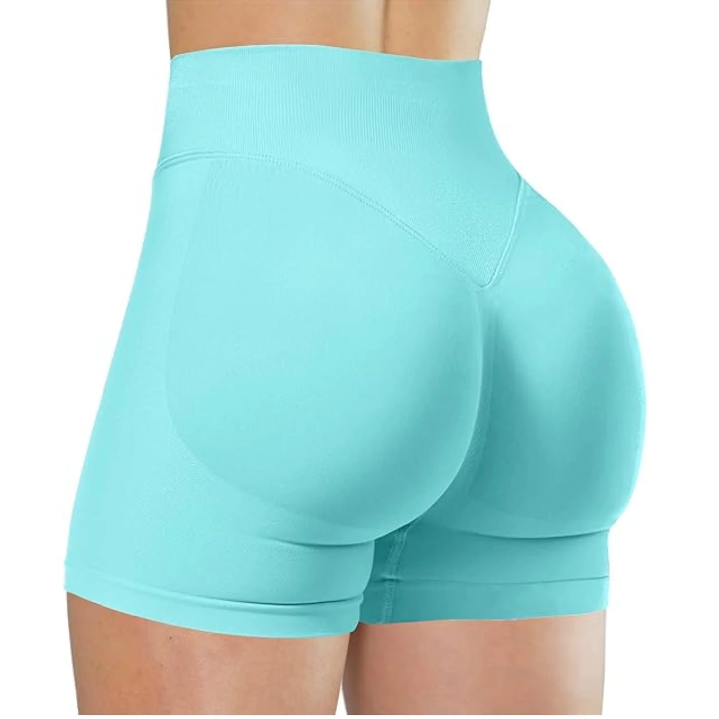 FlexMuse SculptFit High-Waist Yoga Shorts